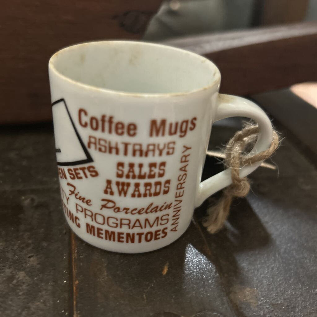 VINTAGE ADVERTISING DYNAMICS CERAMIC MUG