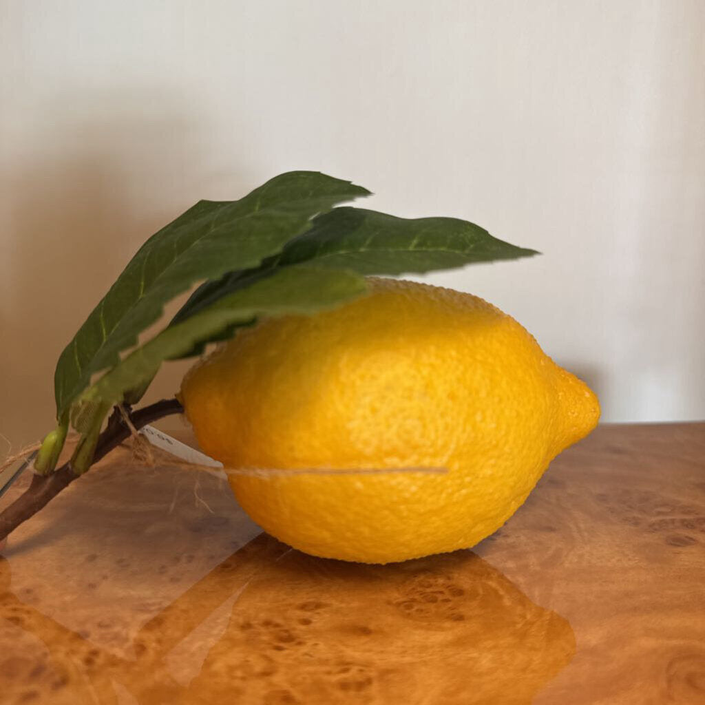Lemon with Stem