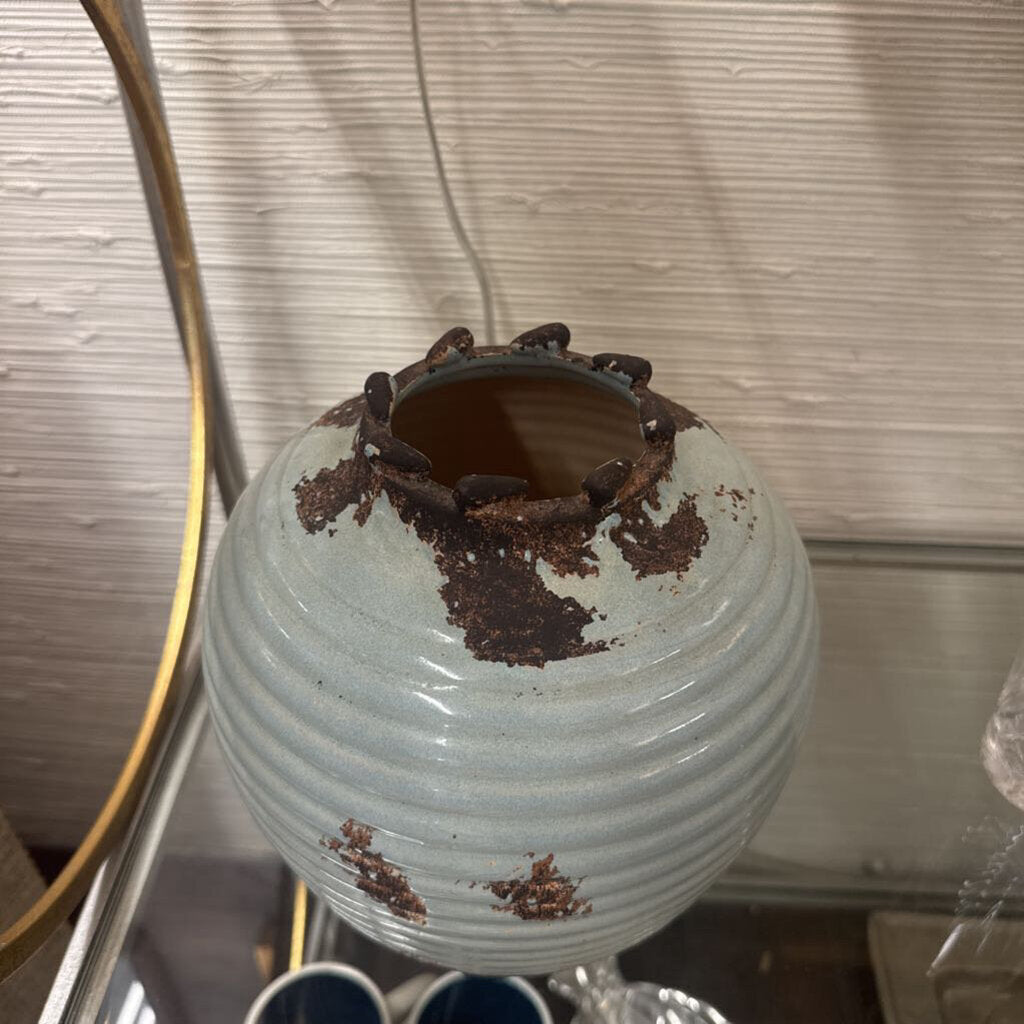 AQUA POTTERY JAR