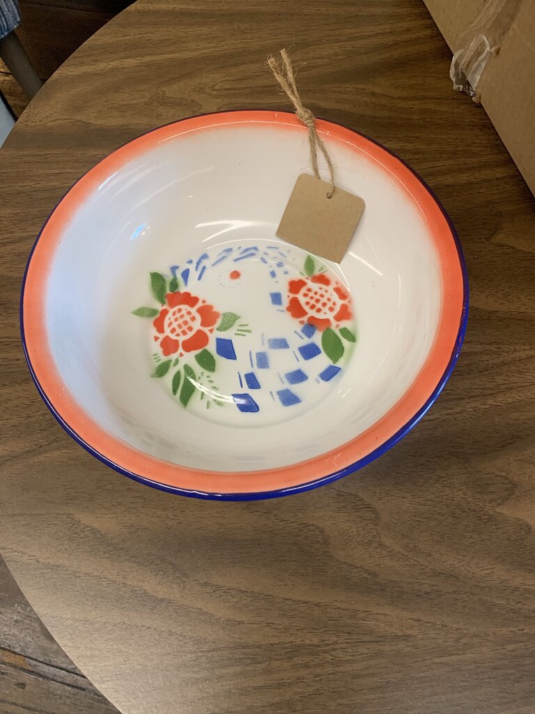 ENAMEL BOWL- BUTTERFLY BRAND