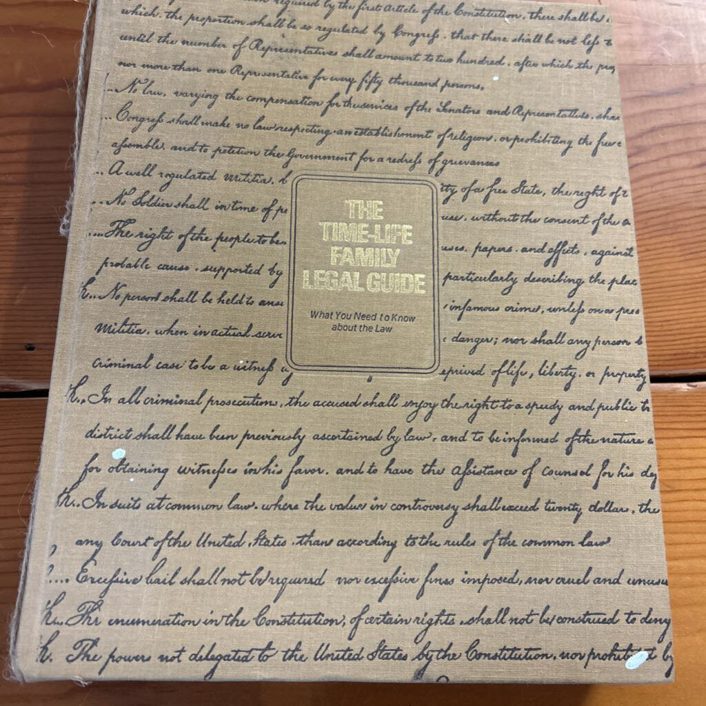 THE TIME-LIFE FAMILY LEGAL GUIDE
