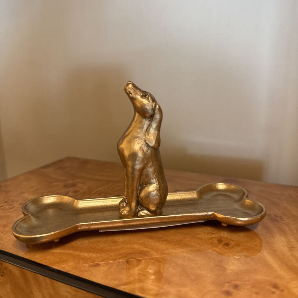 Hound on Bone Trinket Tray
