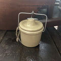 VINTAGE STONEWARE BUTTER/CHEESE CROCK