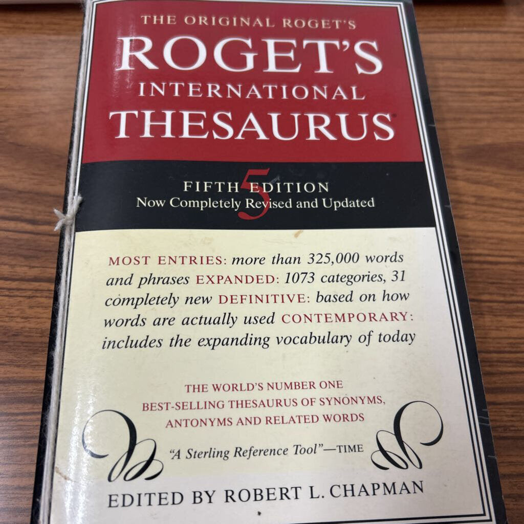 ROGET'S INTERNATIONAL THESAURUS