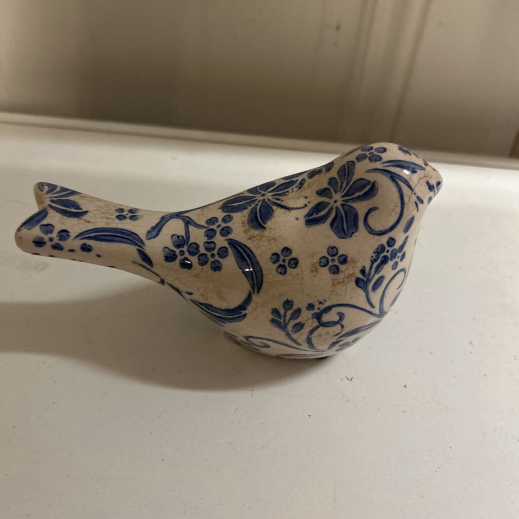 SM BLUE/WHITE BIRD