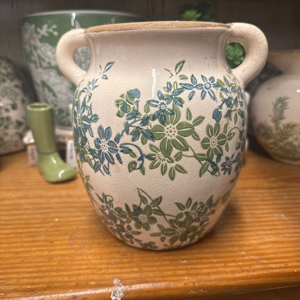 GREEN/BLUE JARDINIERE
