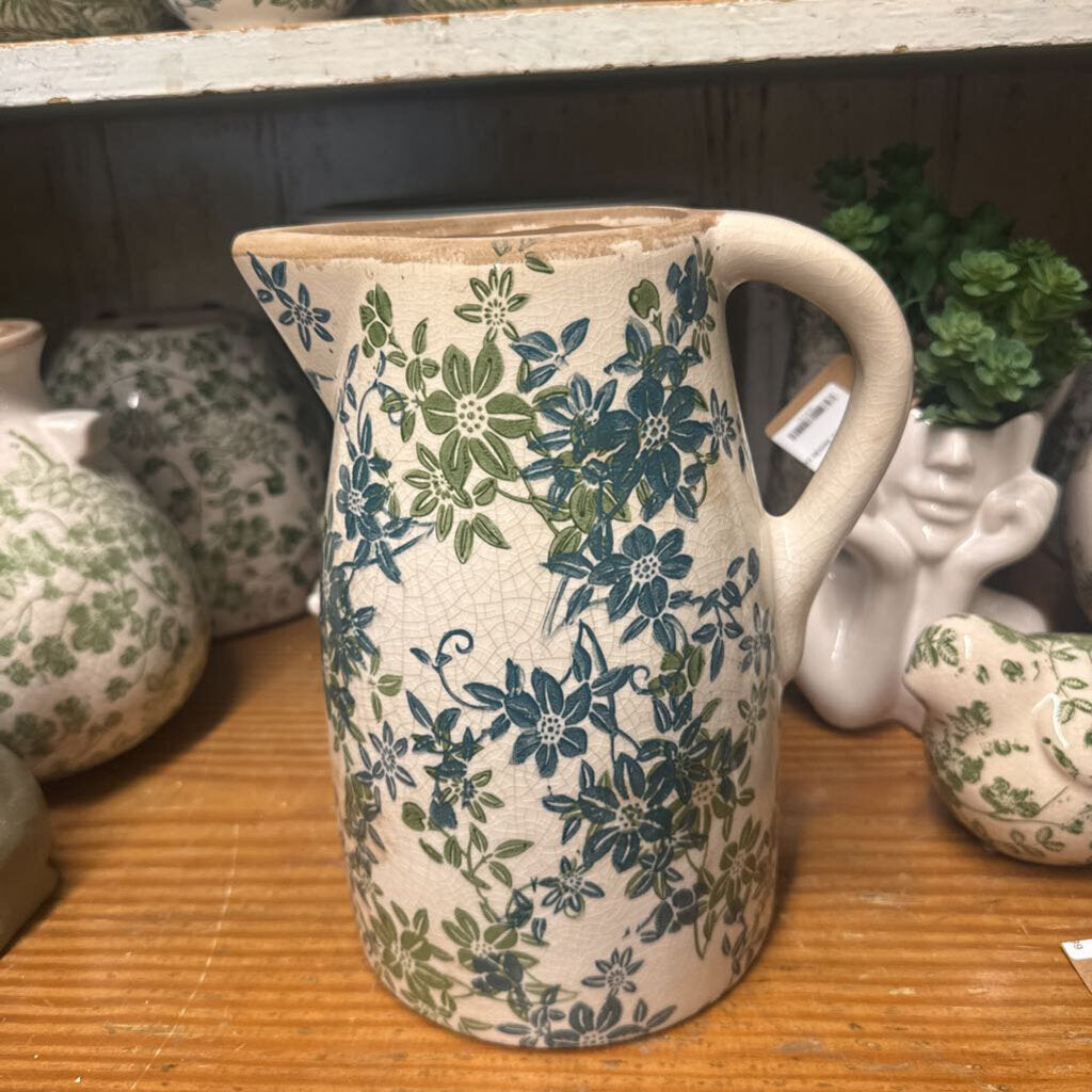 LRG GREEN/BLUE PITCHER