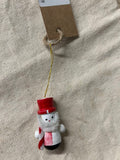 WOODEN ORNAMENT SANTA MULTI