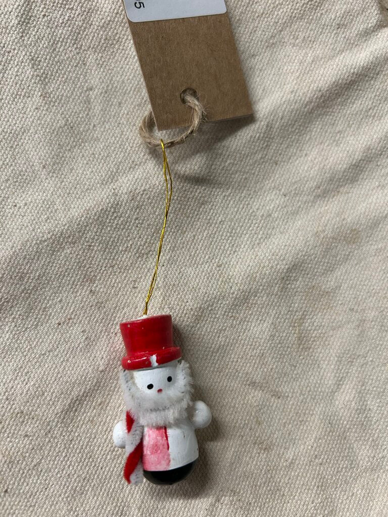 WOODEN ORNAMENT SANTA MULTI