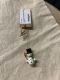WOODEN ORNAMENT SNOWMAN MULTI