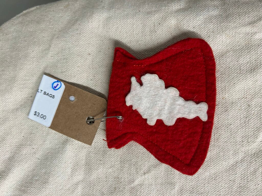 VINTAGE HANDMADE FELT BAGS