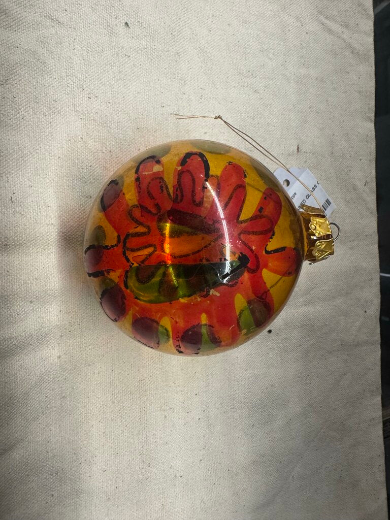 STAINED GLASS ORNAMENT