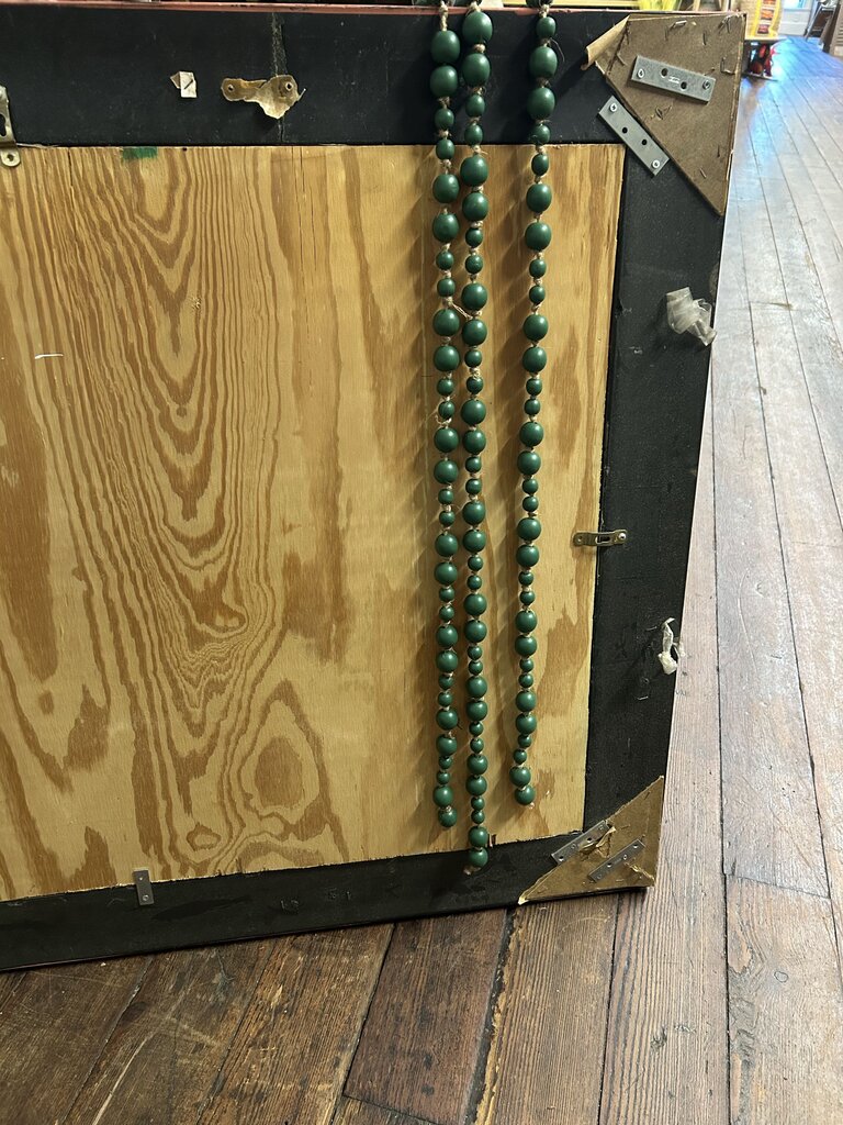 WOOD BEADS LG GREEN