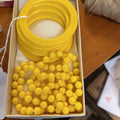 YELLOW NECKLACE AND BRACELET SET