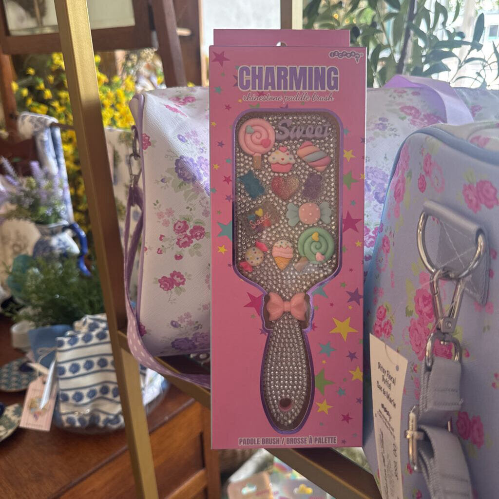 Iscream Charming Rhinestone Paddle Brush
