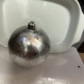 PLASTIC ORNAMENT SILVER