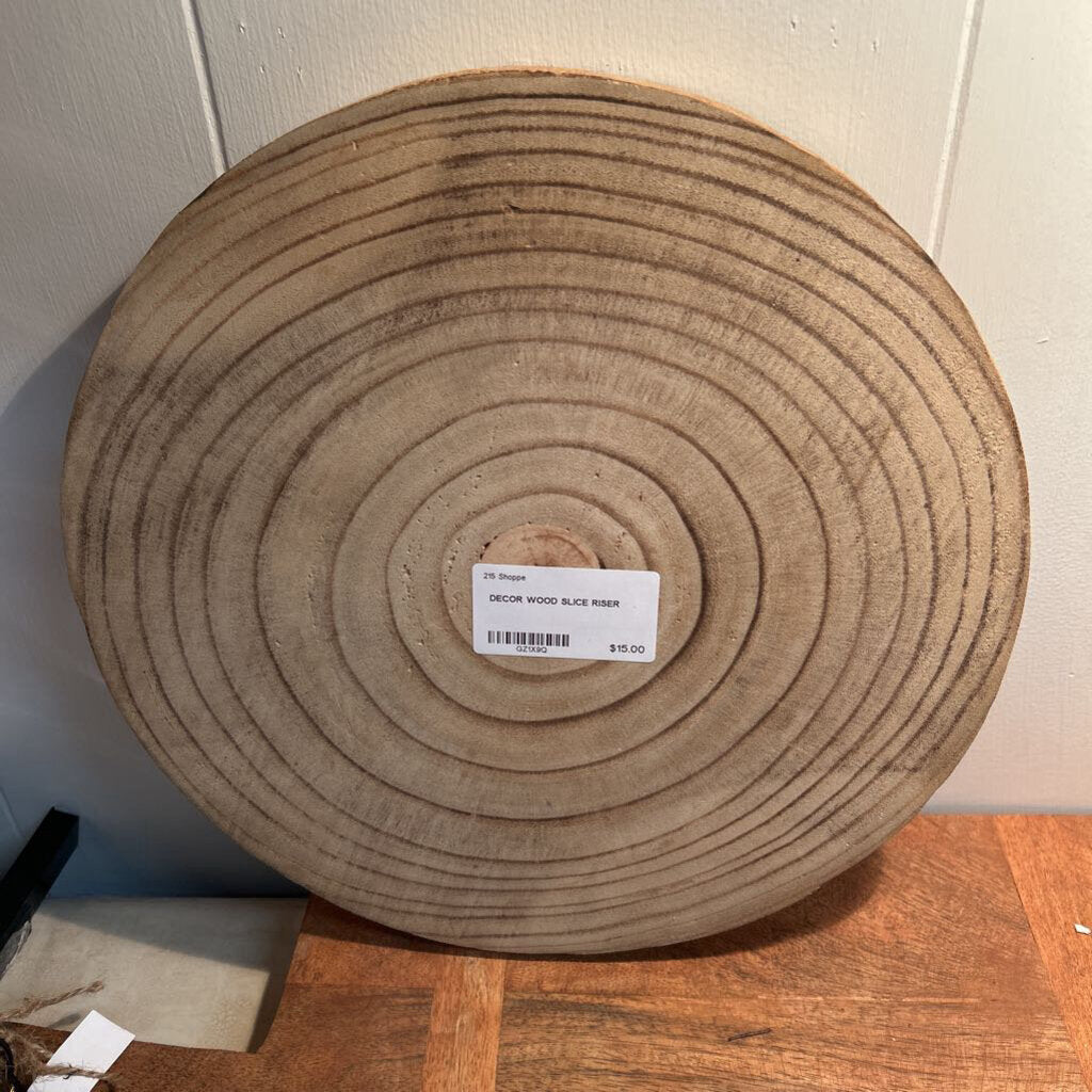 DECOR WOOD SLICE RISER