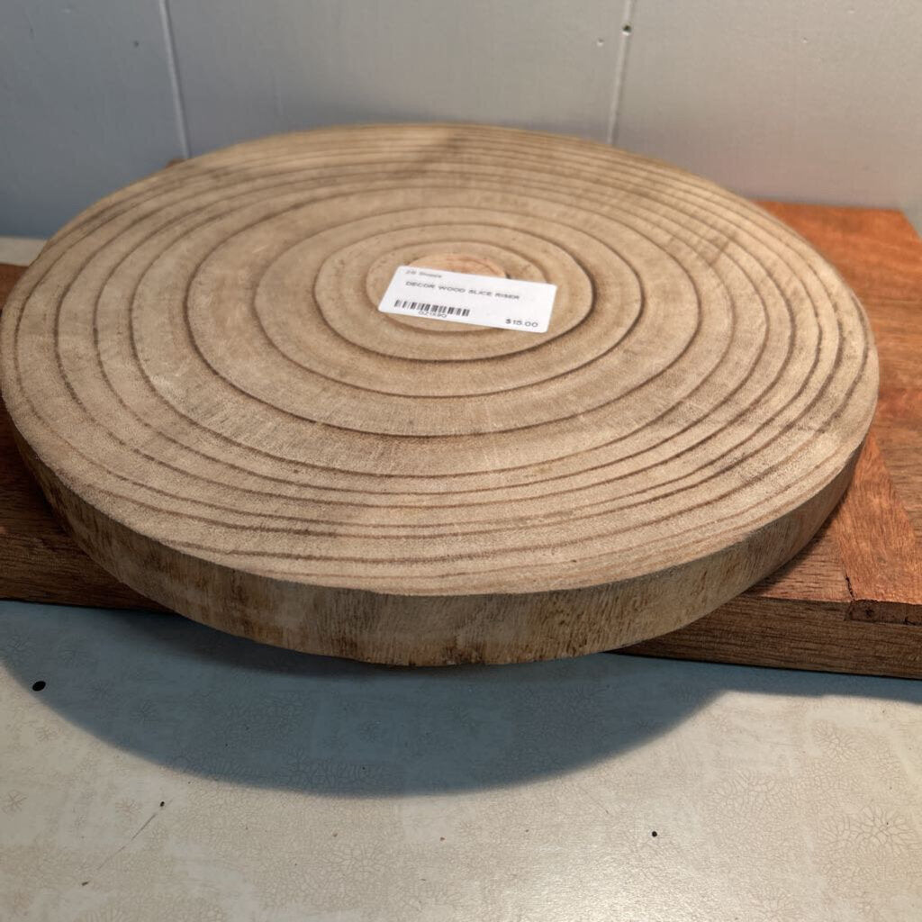 DECOR WOOD SLICE RISER