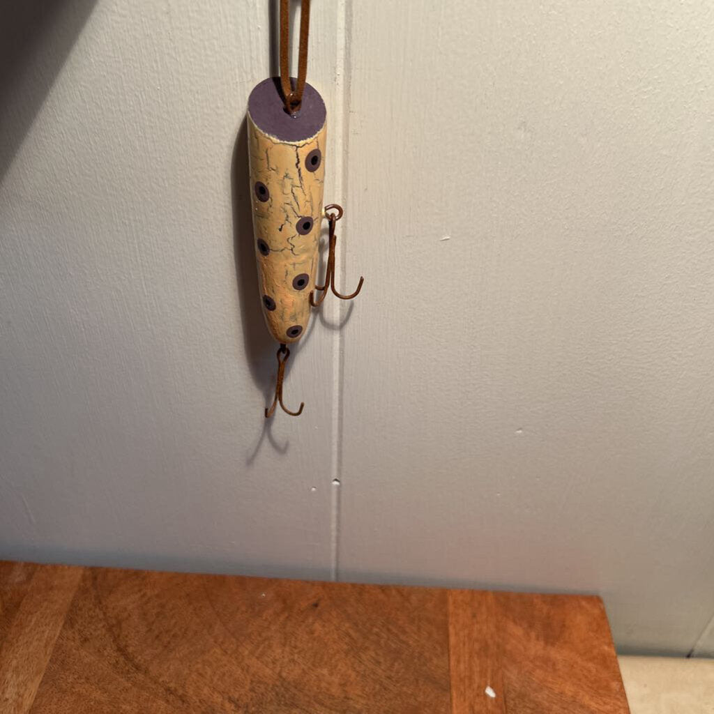 LURE ORNAMENT CREAM/PURPLE