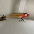 GREEN/RED/CREAM METAL FISH