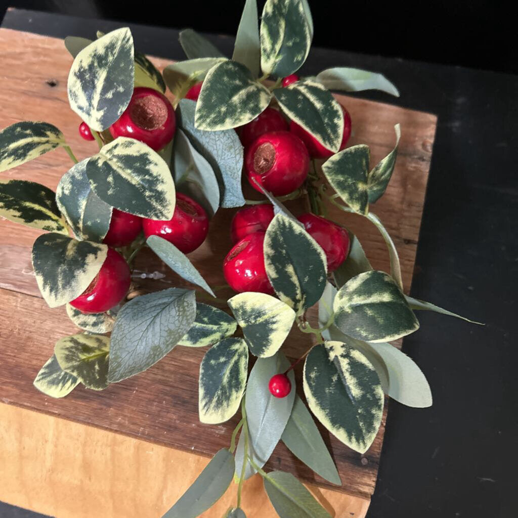 CRABAPPLE BERRY/VARIEGATED LEAF RING