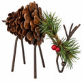 PINECONE REINDEER HEAD DOWN