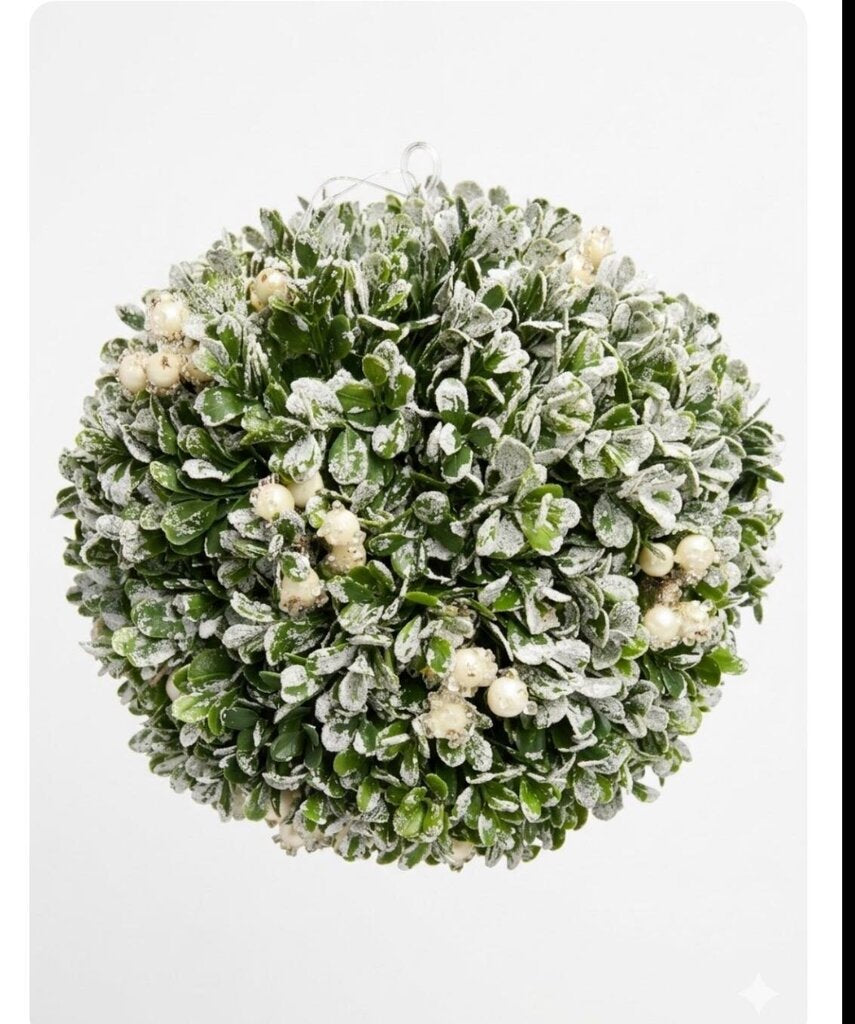 SM ICED BERRY/GREENERY CREAM BALL 7"