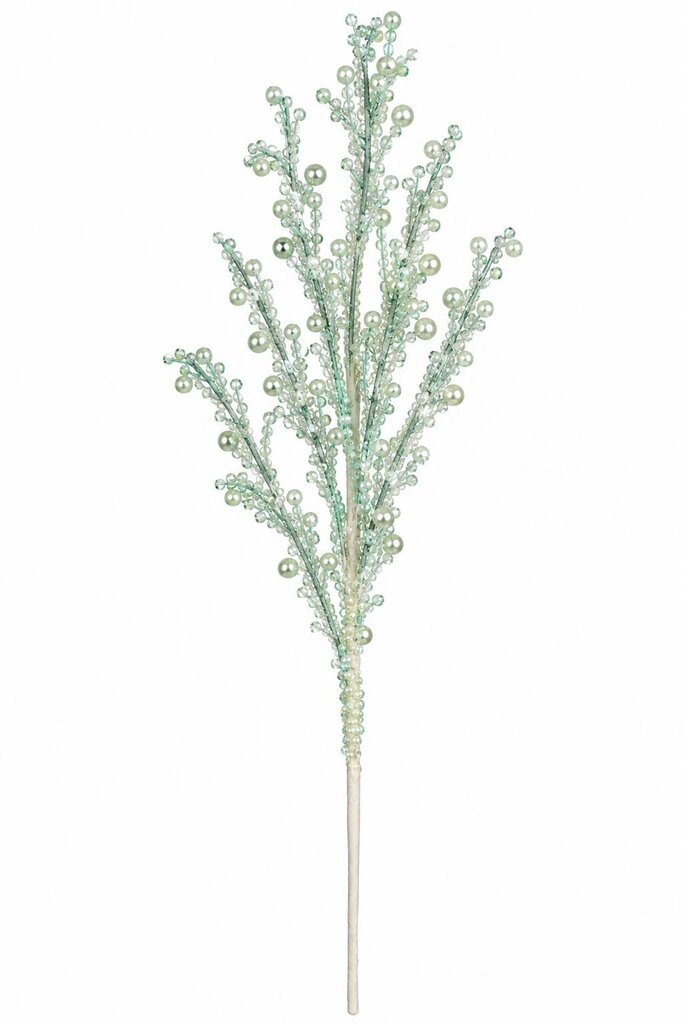 PALE GREEN BEADED PICK 33"