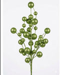 LRG GREEN GLITTER BALL PICK 37.5"