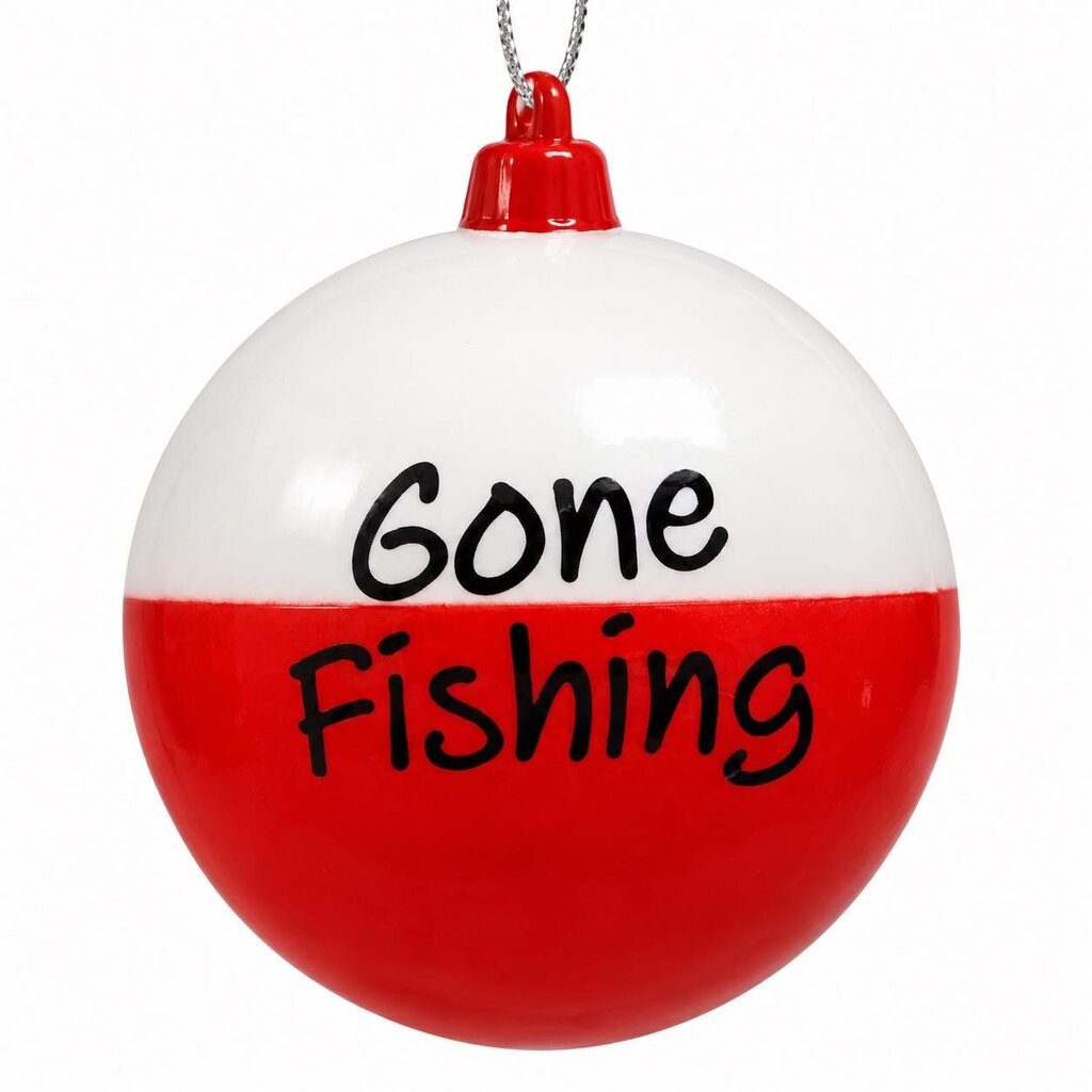 GONE FISHING BOBBER ORNAMENT