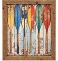 FRAMED PADDLE WALL ART