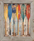 FRAMED PADDLE WALL ART