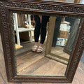 VINTAGE WOODCARVED MIRROR