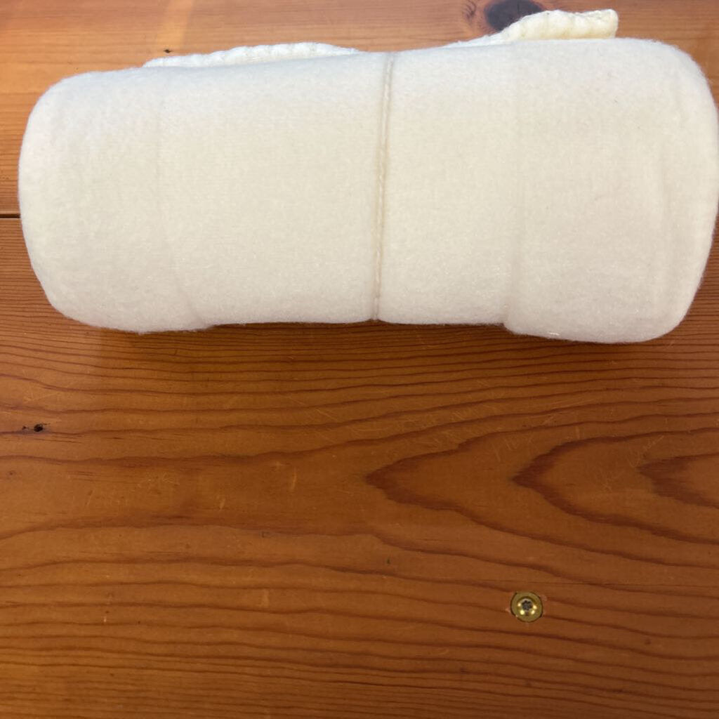 CREAM FLEECE BLANKET 50"X60"