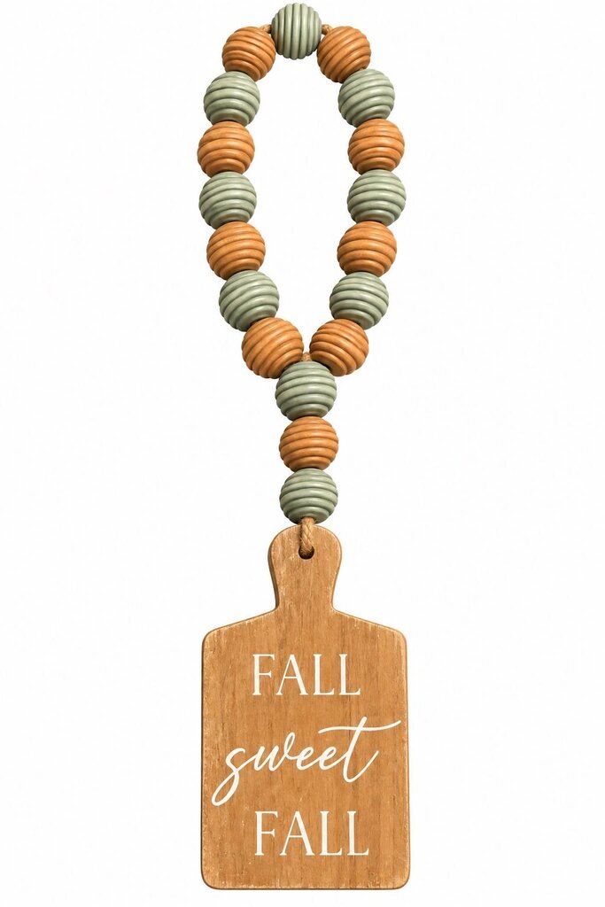 FALL SWEET FALL BEADED GARLAND/CUTTINGBOARD