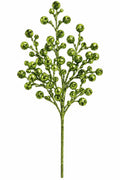 SM GREEN GLITTER BALL SPRAY 18"