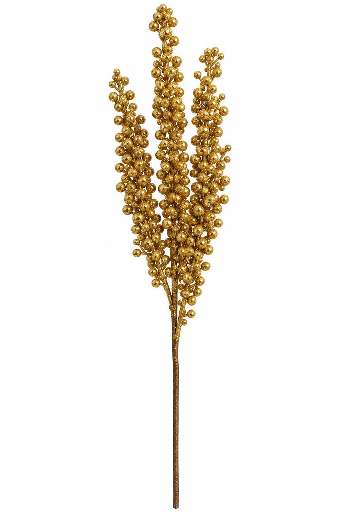 GOLD GLITTER BERRY PICK 27"