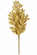 GOLD GLITTER LEAF PICK 16"