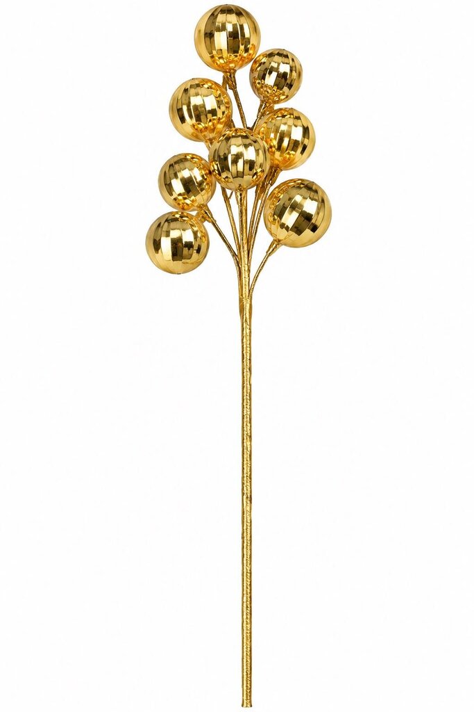 GOLD RIBBED BALL PICK 20"