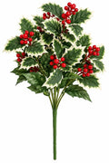 HOLLY BUSH RED,GREEN,WHITE 18"