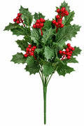 HOLLY BUSH RED AND GREEN 18"