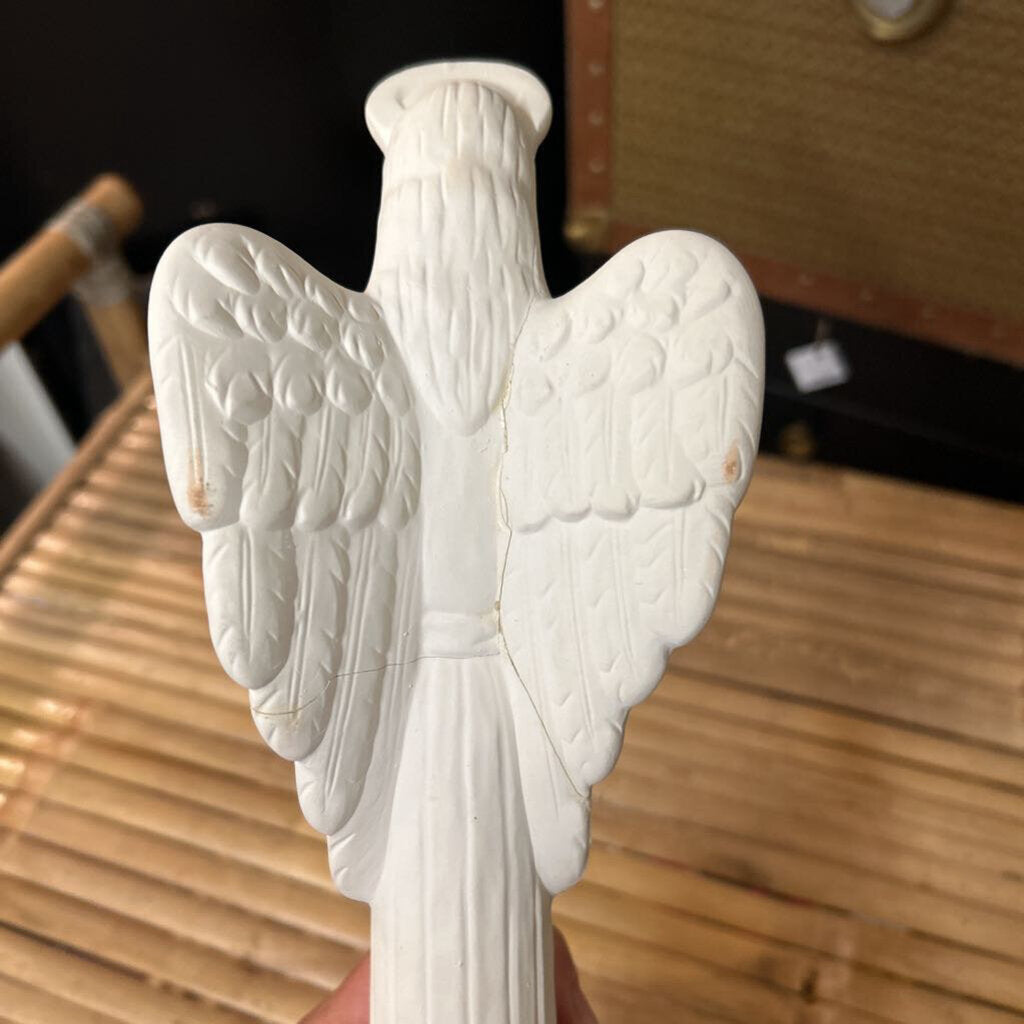 GEORGIA-MADE USA CLAY CERAMIC FIGURINE ANGEL