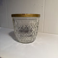 BALL QUILTED CRYSTAL JAR