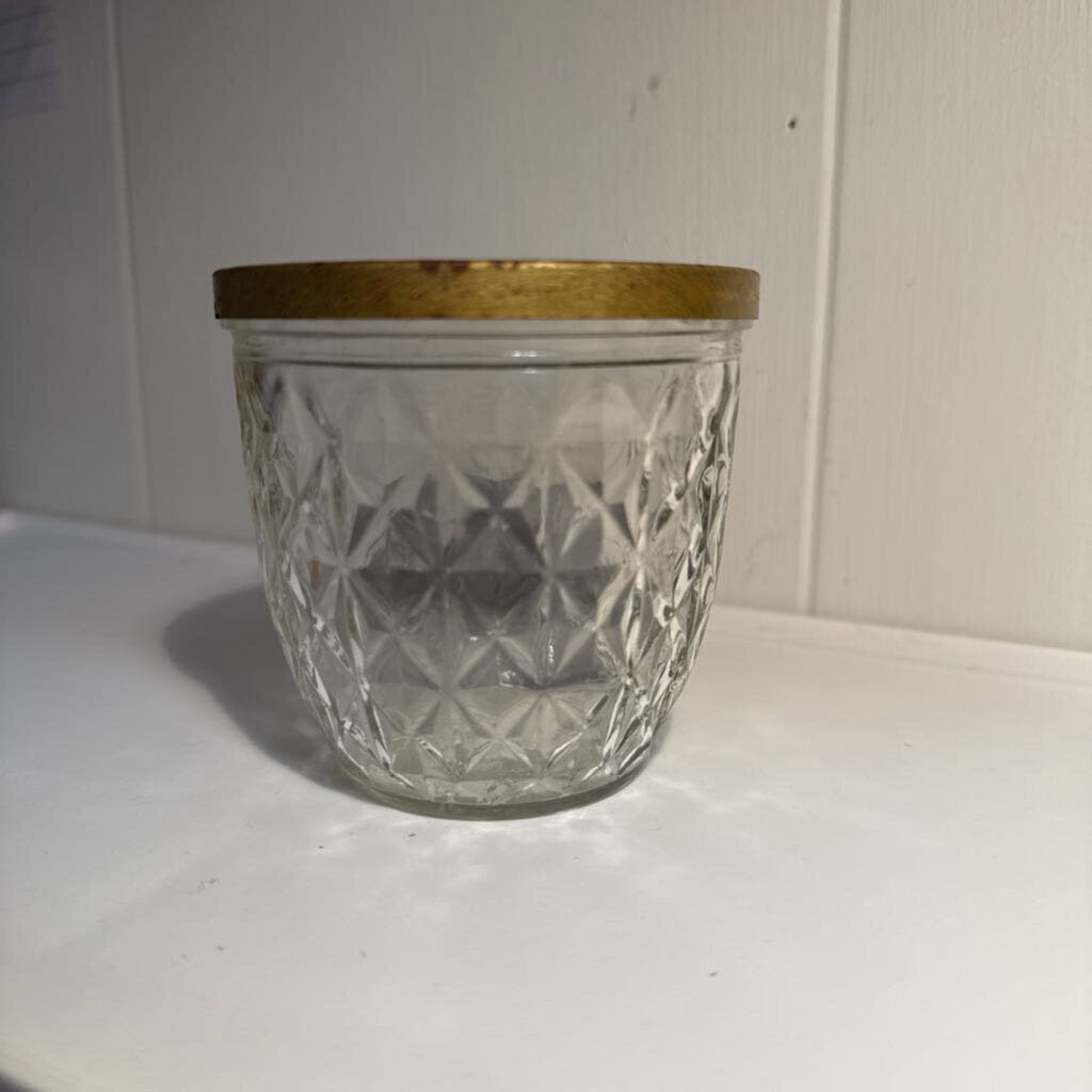 BALL QUILTED CRYSTAL JAR