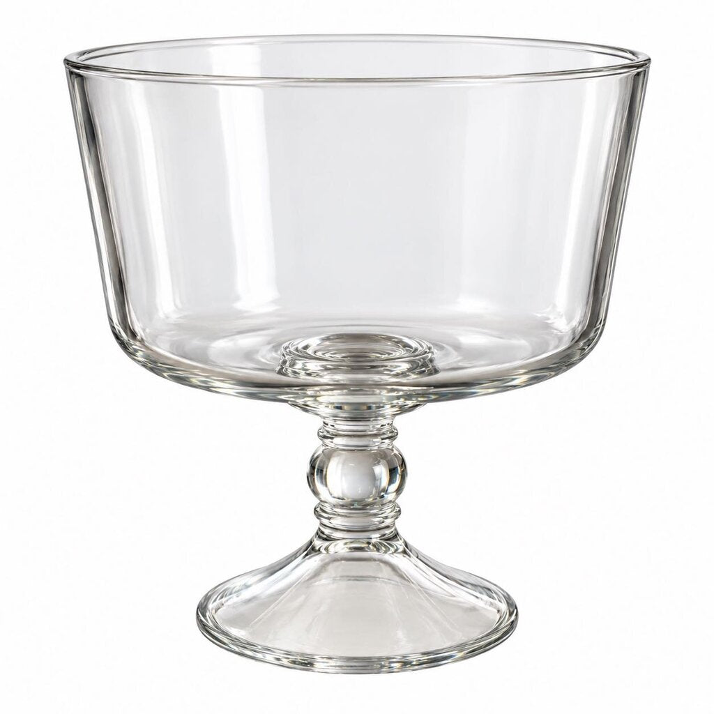 GLASS PEDESTAL TRIFLE BOWL