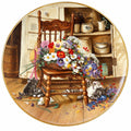 COUNTRY CUTTINGS DECORATIVE PLATE