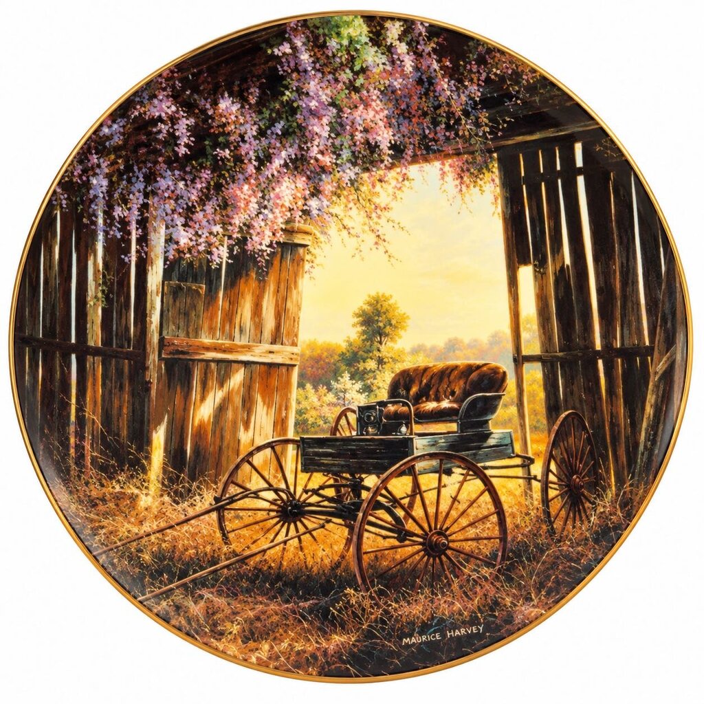 THE SPRING BUGGY DECORATIVE PLATE