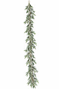 FROSTED RUSCUS GARLAND 72"