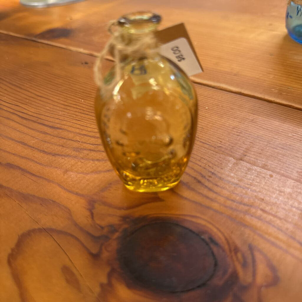 AMBER GLASS BOTTLE