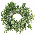 DUSTY EUCALYPTUS CANDLE RING 14"